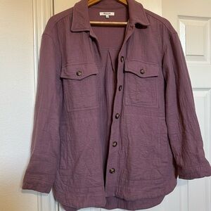 Gently worn Madewell Shacket in size S